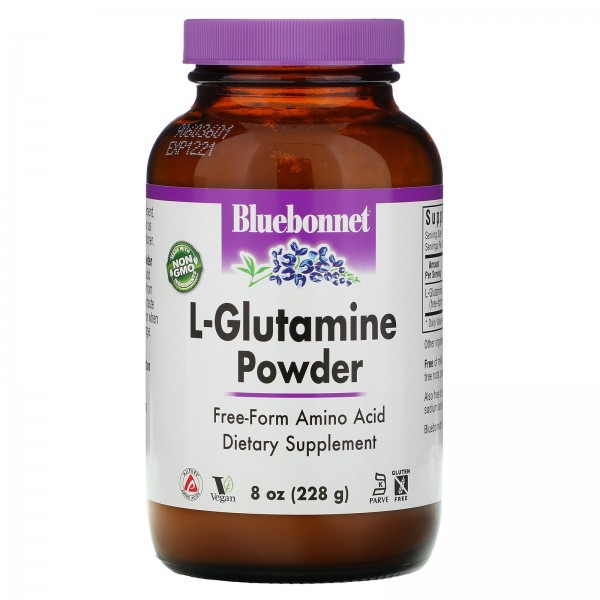 Bluebonnet Nutrition L-глютамин порошок 228 г...