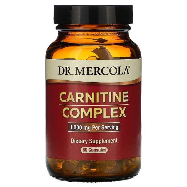 Dr. Mercola комплекс карнитина 1000мг 60капсул