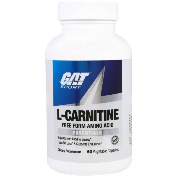 GAT L-карнитин 60 растительных капсул