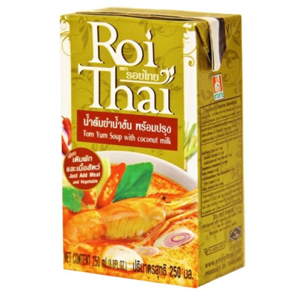 Roi Thai Суп `Том Ям` с кокосовым молоком 250 мл...
