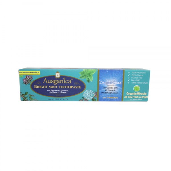 Ausganica Зубная паста `Отбеливающая`, без фтора 130 г
