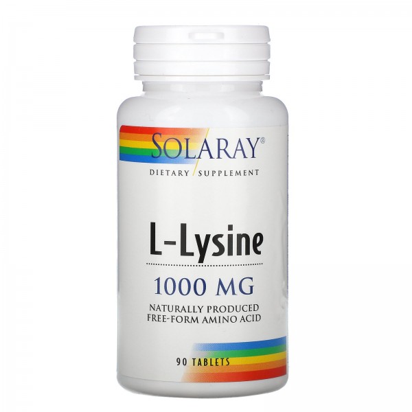 Solaray L-лизин 333 мг 90 таблеток