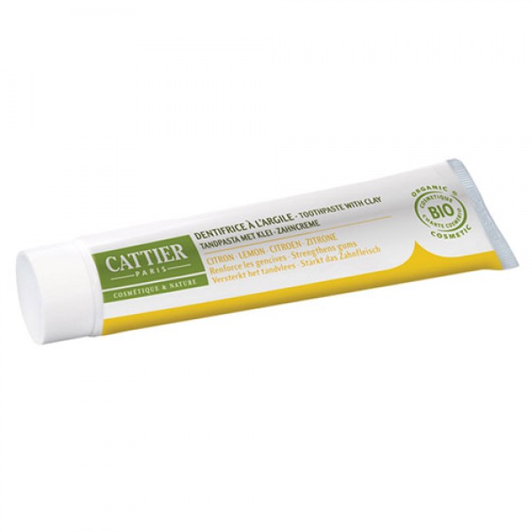 Cattier Зубная паста `Дентаржиль Лимонная` против кровоточивости и воспаления десен 75 мл