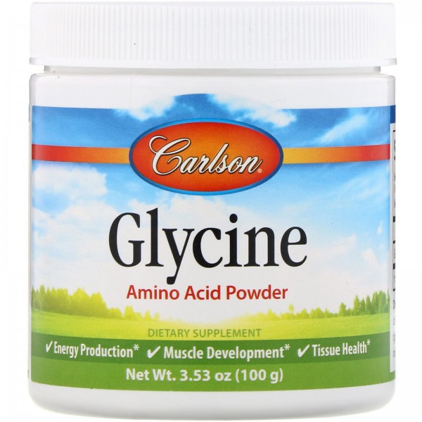Carlson Labs Глицин порошок аминокислоты 35 г (100...