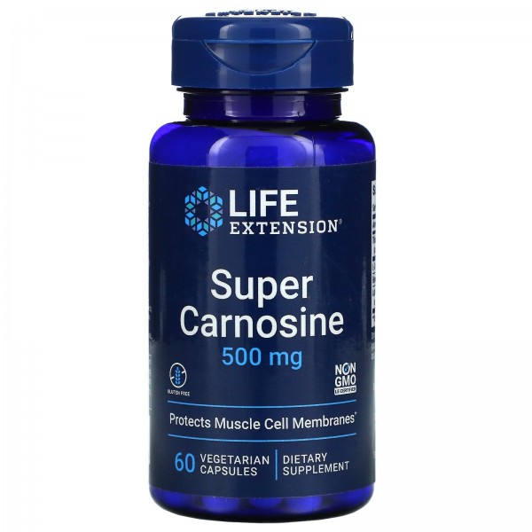 Life Extension Super Carnosine 500 мг 60 вегетариа...