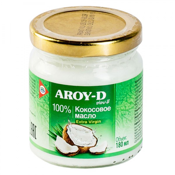 Aroy-D Кокосовое масло 100% Extra virgin 180 мл