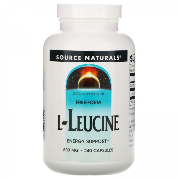Source Naturals L-лейцин 500 мг 240 капсул...