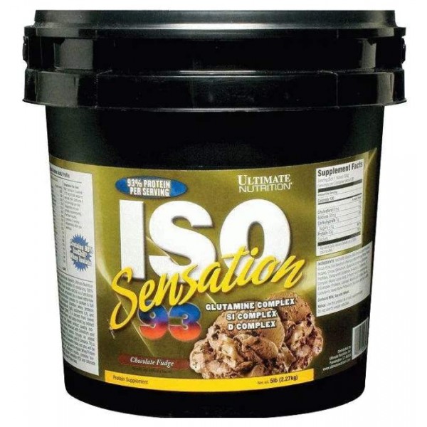Ultimate Nutrition Протеин ISO Sensation 2270 г Шоколад