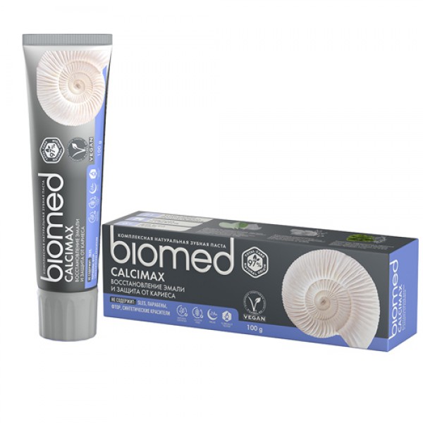 Biomed Зубная паста `Укрепление и реминерализация эмали` calcimax 100 г