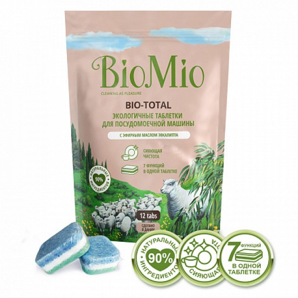 BioMio Таблетки 'Bio-total' для посудомоечной маши...