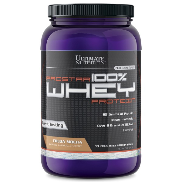 Ultimate Nutrition Протеин Prostar Whey 908 г Кака...