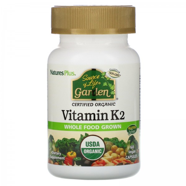 Nature's Plus Source of Life Garden Vitamin K2 (ви...