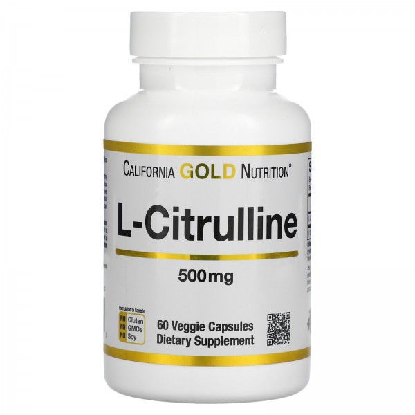 California Gold Nutrition L-цитруллин 500 мг 60 ра...