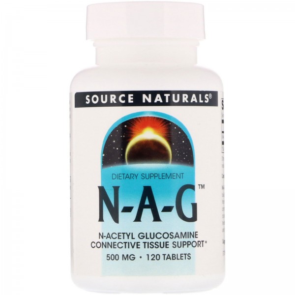 Source Naturals N-ацетилглюкозамин N-A-G 500 мг 120 таблетки