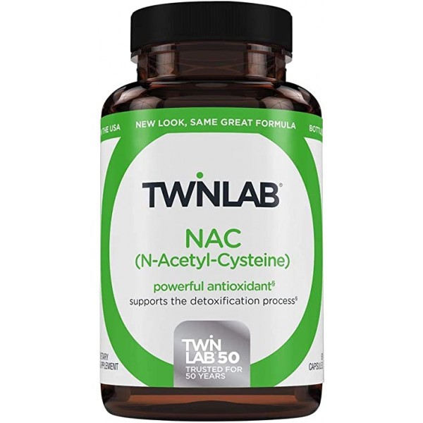 Twinlab N-Ацетил Цистеин 600 мг 60 капсул...