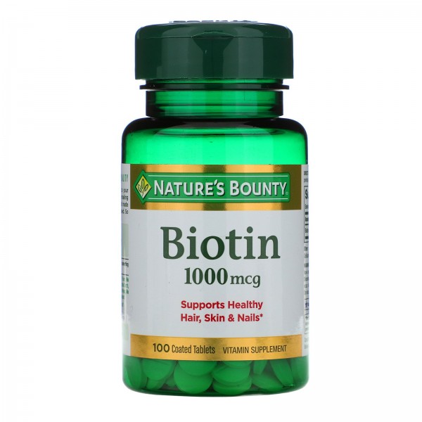 Nature's Bounty Биотин 1000 мкг 100 таблеток...
