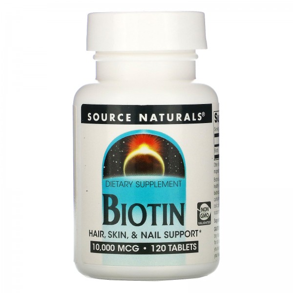 Source Naturals Биотин 10000 мкг 120 таблеток