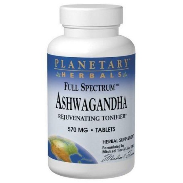 Planetary Herbals Ашвагандха 570 мг 60 таблеток...