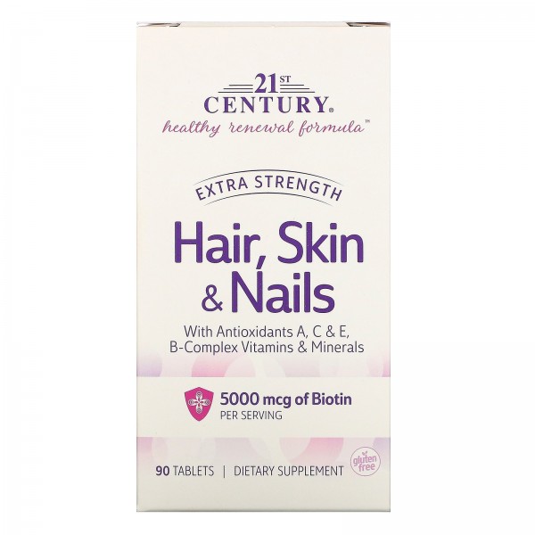 21st Century Комплекс для волос кожи и ногтей 90 т...