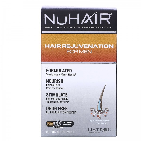 Natrol NuHair восстановление волос для мужчин 60 т...