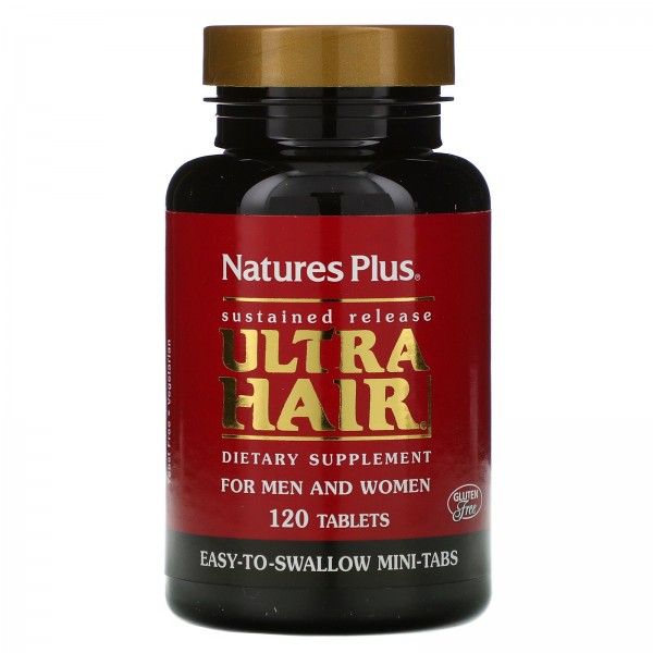 Nature's Plus Ultra Hair для мужчин и женщин 120таблеток