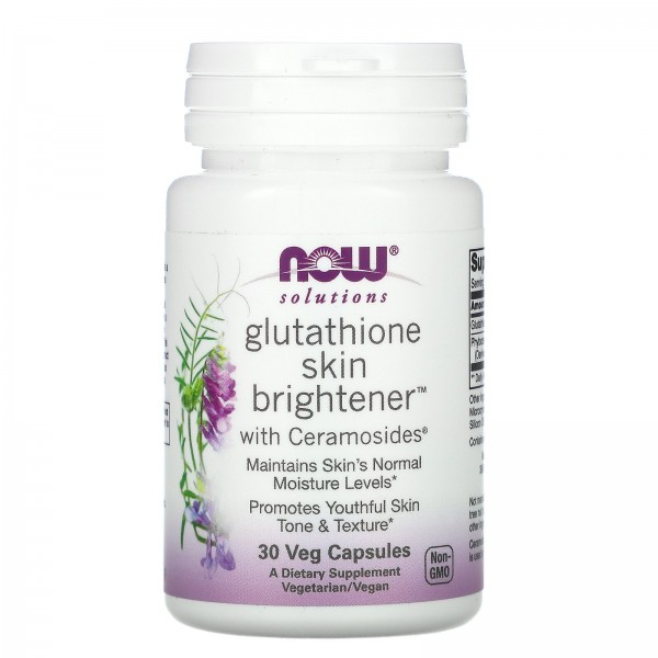Now Foods Solutions Glutathione Skin Brightene осв...