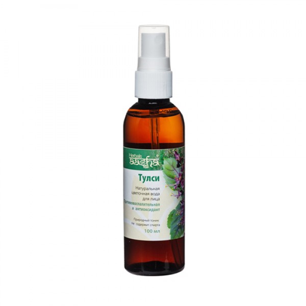 Aasha Herbals Цветочная вода для лица `Тулси` 100 ...