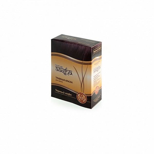 Aasha Herbals Травяная краска для волос `Черный кофе` 60 г
