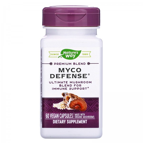 Nature's Way Premium Blend Myco Defense 60 Vegan C...