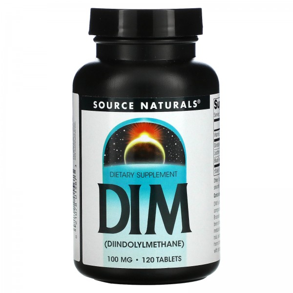 Source Naturals DIM (дииндолилметан) 100 мг 120 та...
