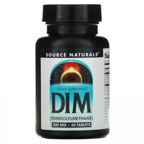Source Naturals DIM дииндолинметан 200 мг 60 табле...