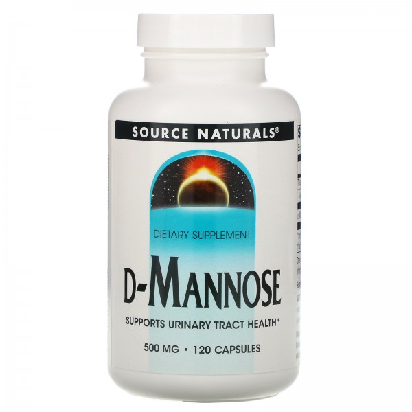 Source Naturals D-манноза 500 мг 120 капсул...