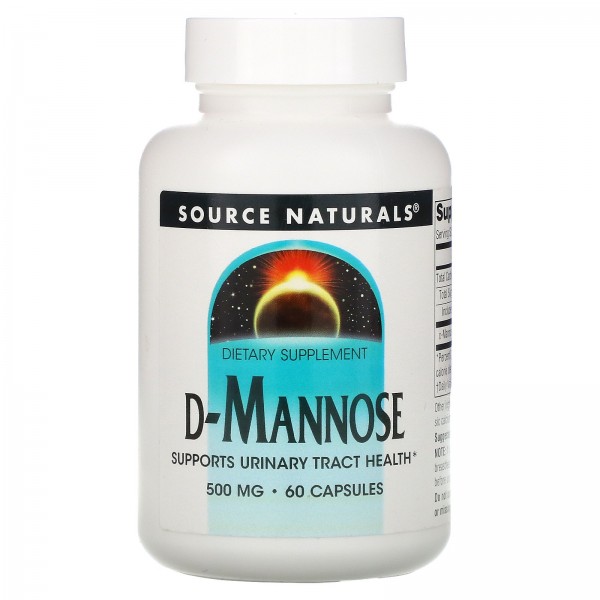 Source Naturals D-манноза 500мг 60капсул...