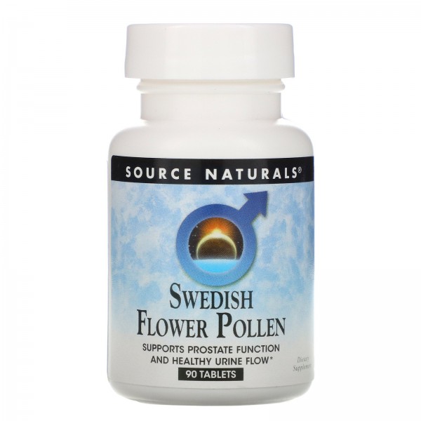 Source Naturals шведская цветочная пыльца 90 таблеток