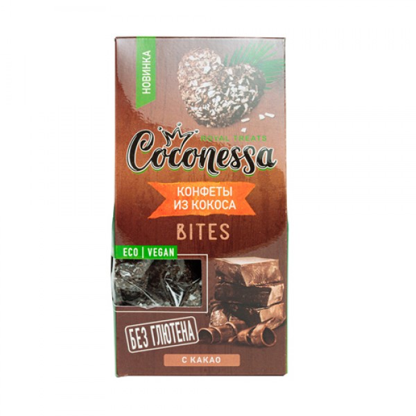Casa Kubana Конфеты кокосовые `Какао` 90 г...