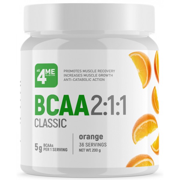 4Me Nutrition BCAA 200 г Апельсин