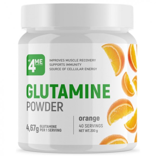 4Me Nutrition Глютамин 200 г Апельсин...