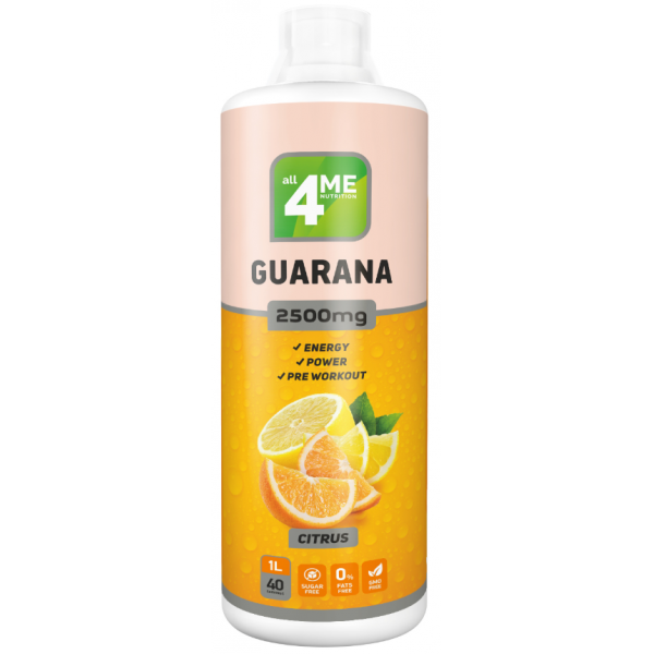 4Me Nutrition Гуарана концентрат 2500 мг 1000 мл Апельсин-Лимон