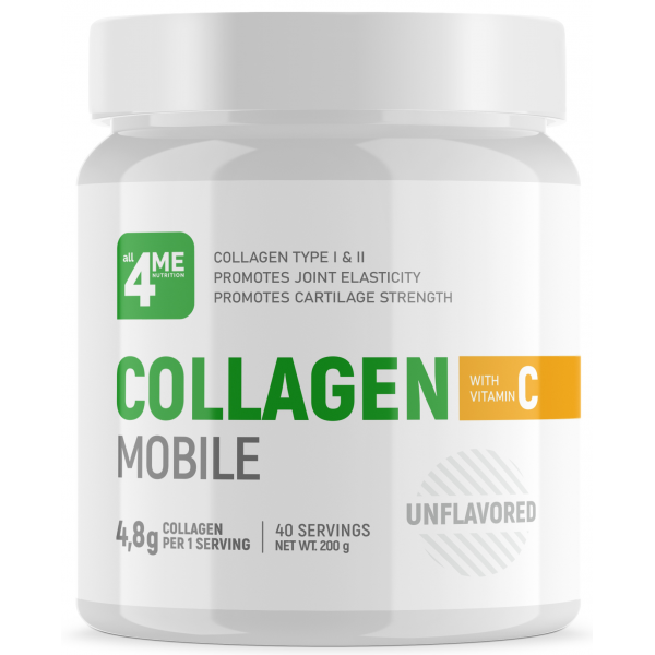 4Me Nutrition Коллаген + Витамин Ц 200 г без вкуса
