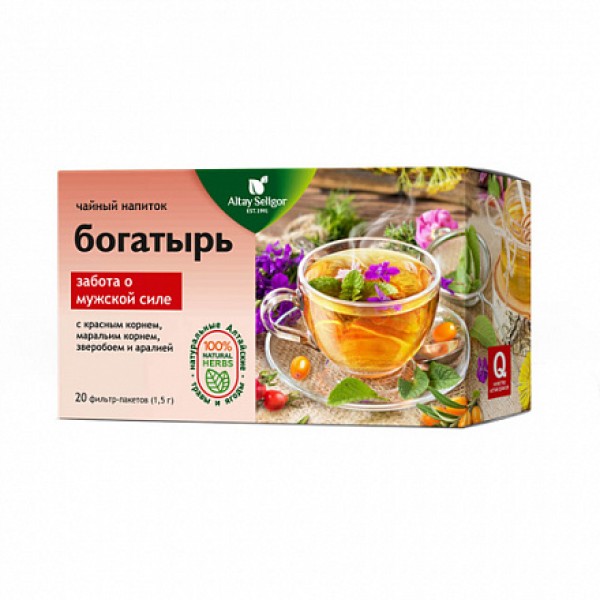 Altay Seligor Напиток чайный 'Богатырь' 20 пакетик...