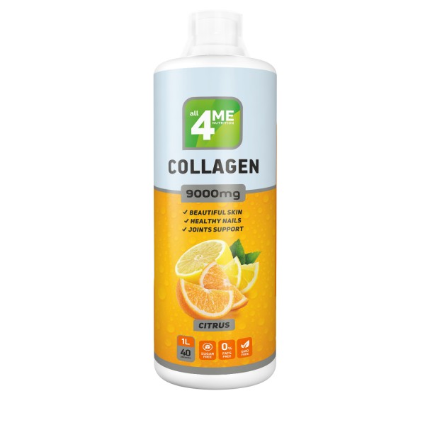 4Me Nutrition Коллаген концентрат 9000 1000 мл Лимон-Апельсин
