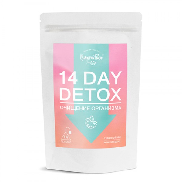 Biopractika Чай травяной `14 day Detox`, очищение ...