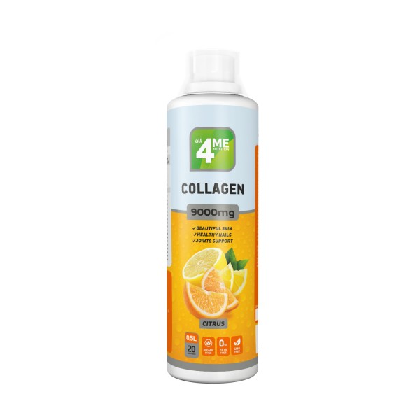 4Me Nutrition Коллаген концентрат 9000 500 мл Лимон-Апельсин