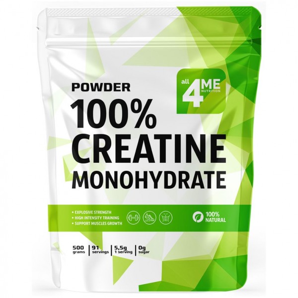 4Me Nutrition Креатин моногидрат дойпак 500 г без вкуса