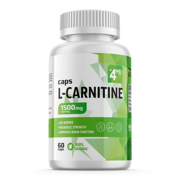 4Me Nutrition Л-Карнитин 1500 мг 60 капсул