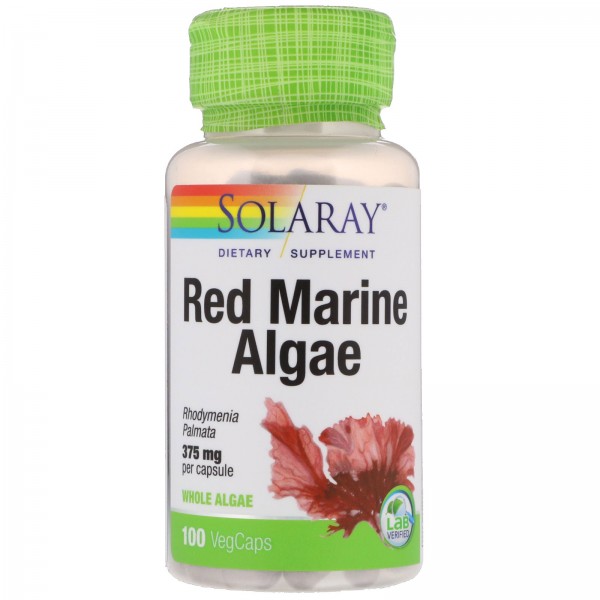 Solaray Красные морские водоросли 375 мг 100 вегет...