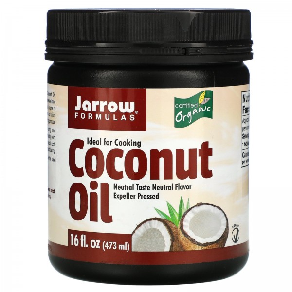 Jarrow Formulas органическое кокосовое масло отжат...