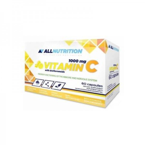All Nutrition Витамин Ц 1000 мг + биофлавоноиды 60 капсул