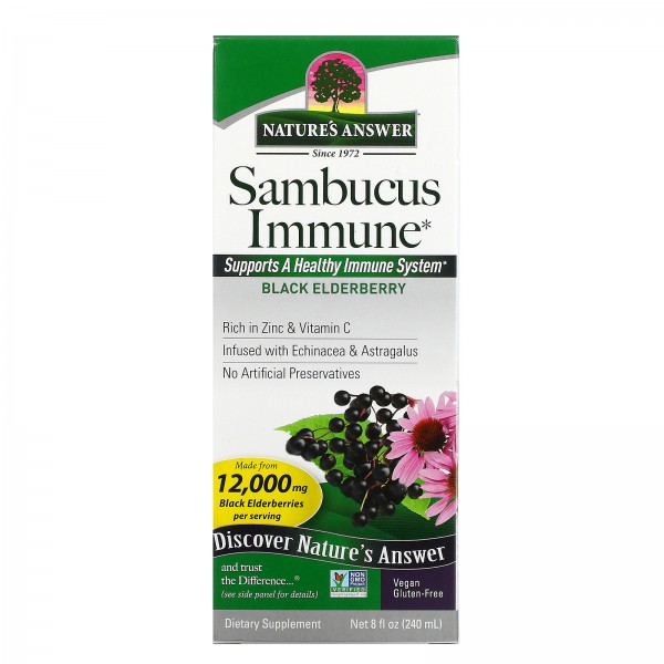 Nature's Answer Sambucus Immune черная бузина 1200...