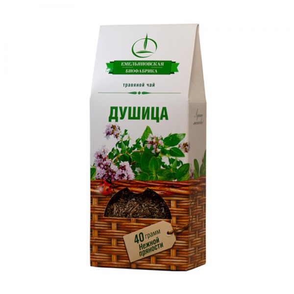 Емельяновская Биофабрика Напиток чайный `Душица`, травяной 40 г